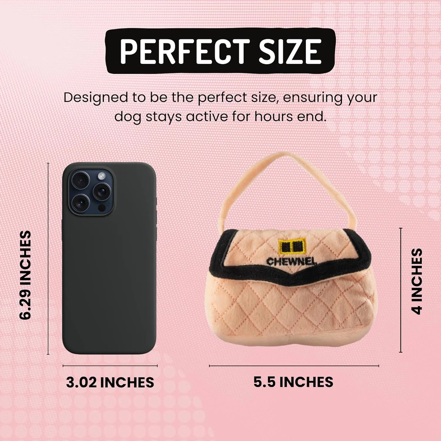 Dog Diggin Designs Runway Pup Collection | Unique Squeaky Parody Plush Dog Toys – Haute Couture Purses & Handbags