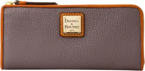 Dooney & Bourke Handbag, Pebble Grain Zip Clutch Wallet