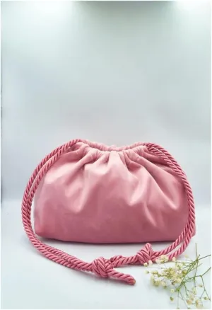Drawstring Velvet Makeup Bag with Water-Resistant Interior: Cosmetic/Travel/Toiletry/Beauty Makeup Bag/Pouch/Sack with Chic drawstring, for Birthdays/Valentines/Christmas/Thanksgiving