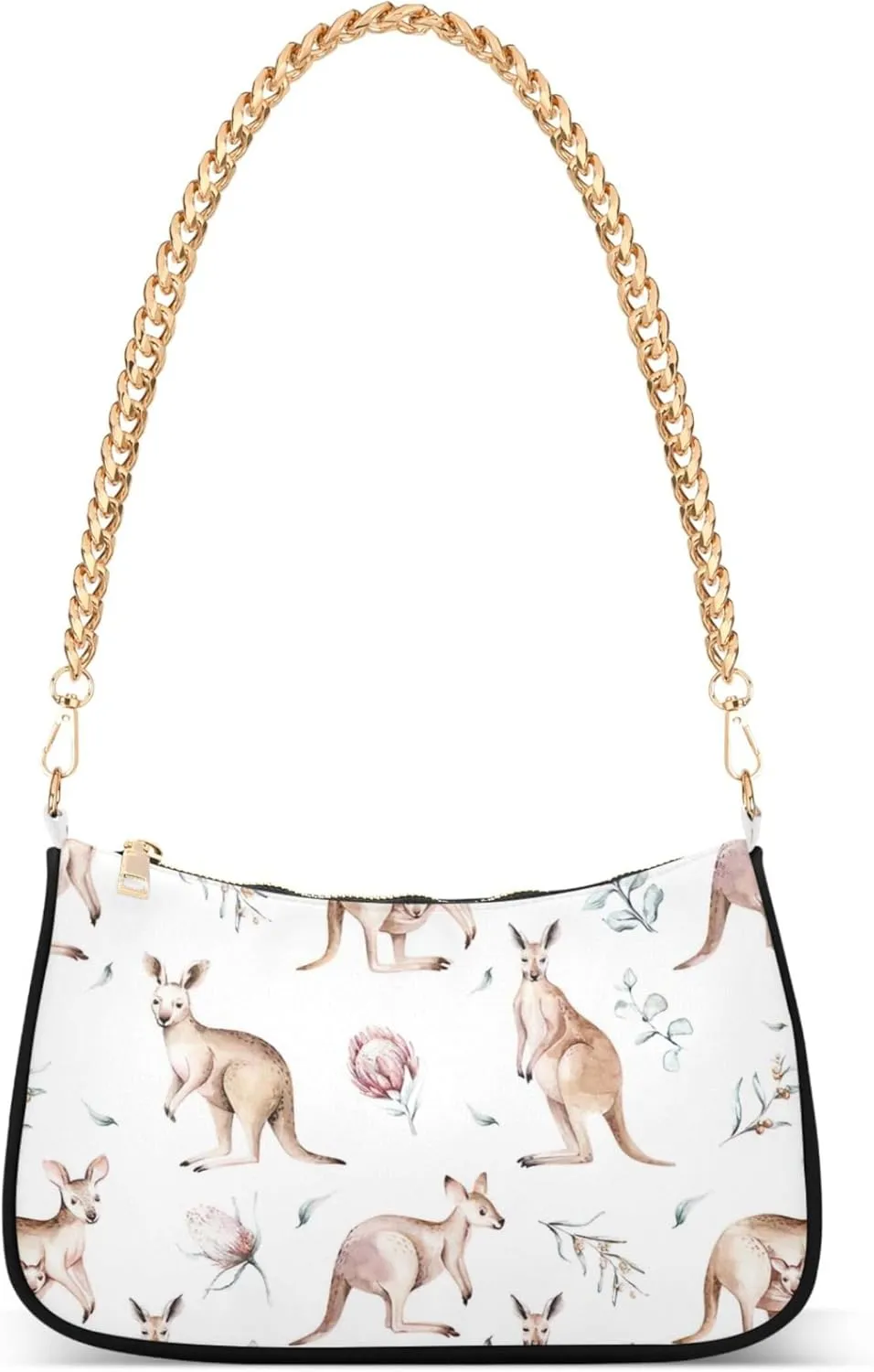 Duck Print Blue Trendy Purse Hobo Designer Clutch Womens Trendy Handbags Chain over the Shoulder Purse