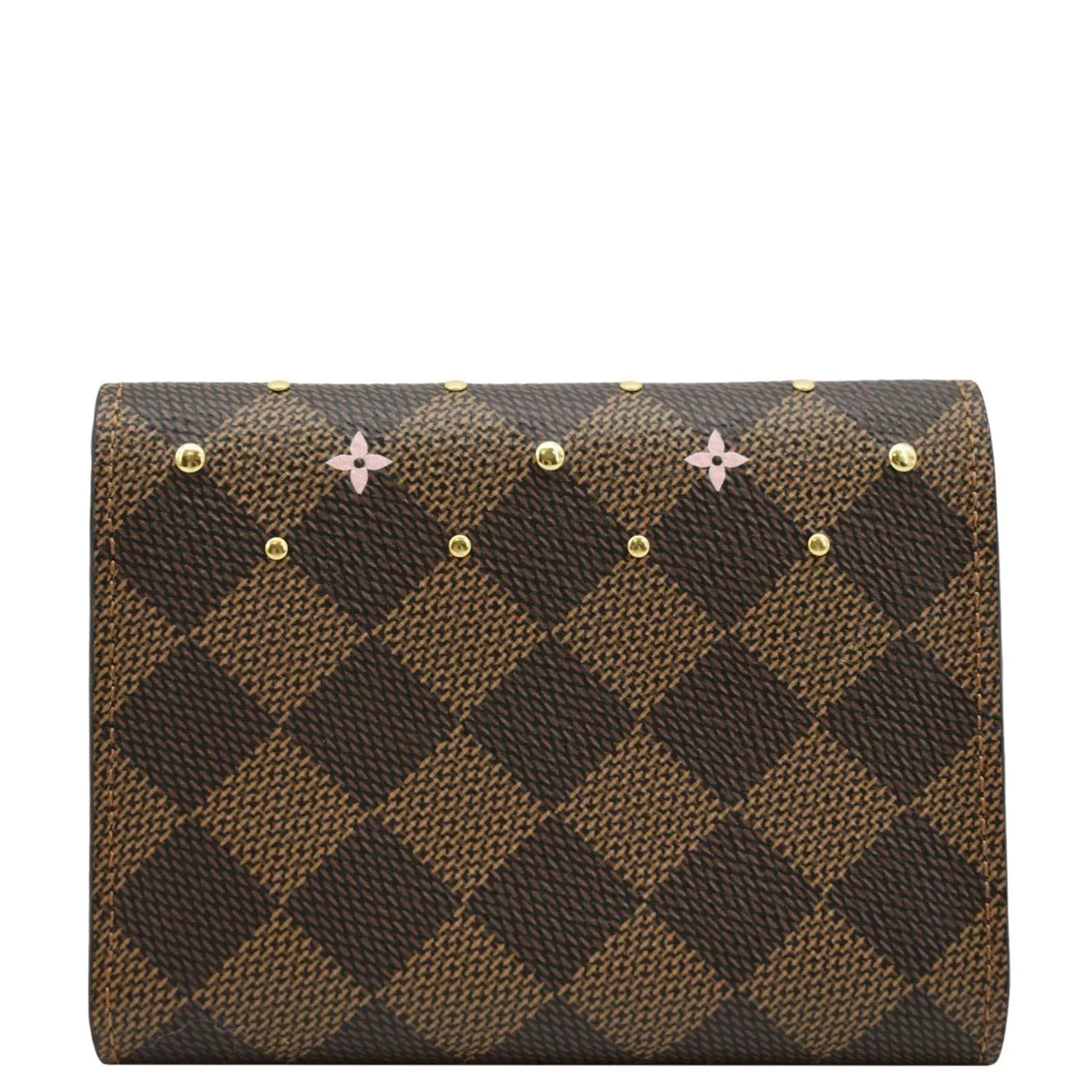 Ebene LOUIS Studded Brown Bundle discount Wallet VUITTON Damier Satisfaction guaranteed Victorine