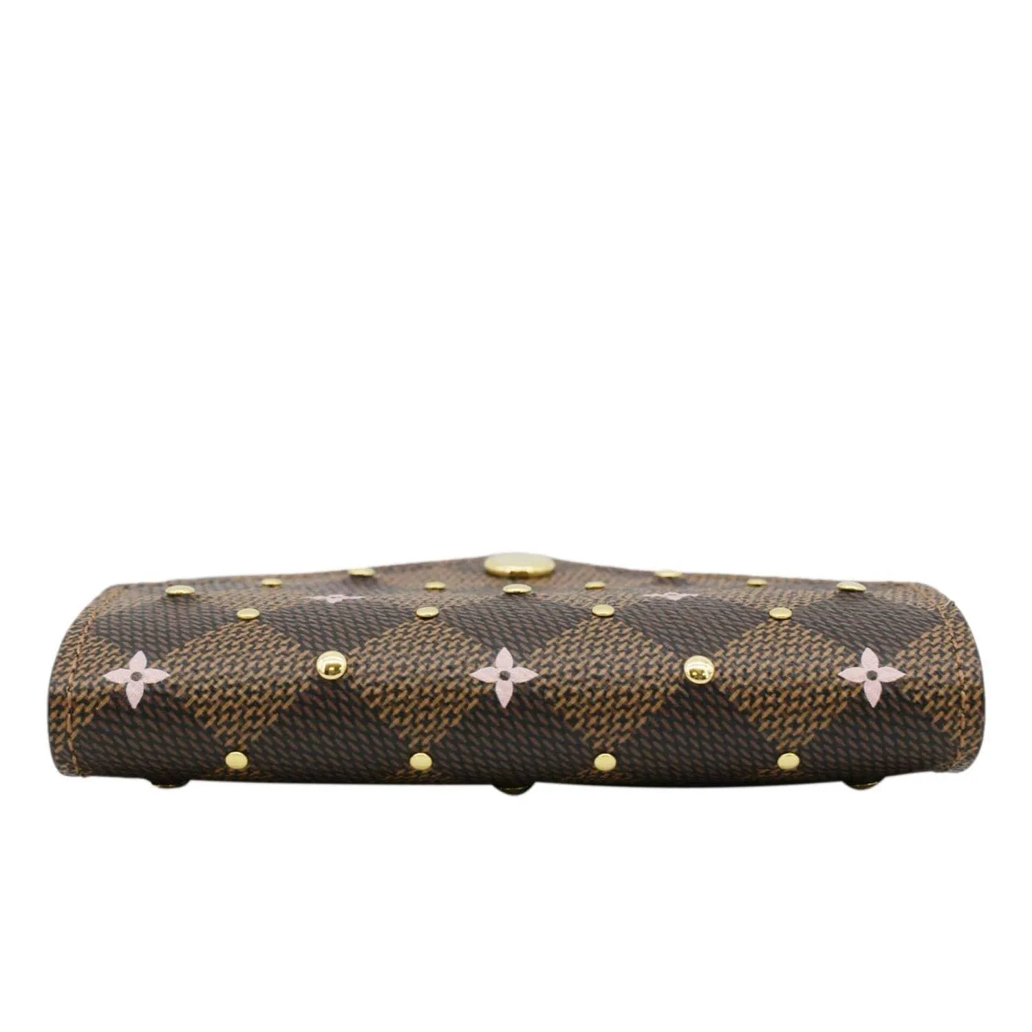 Ebene LOUIS Studded Brown Bundle discount Wallet VUITTON Damier Satisfaction guaranteed Victorine