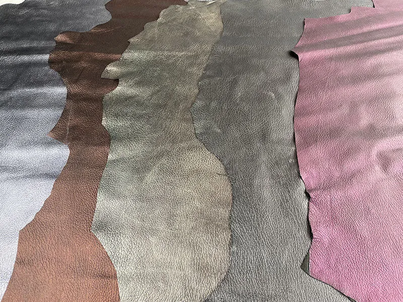 Embossed Metallic Goatskin