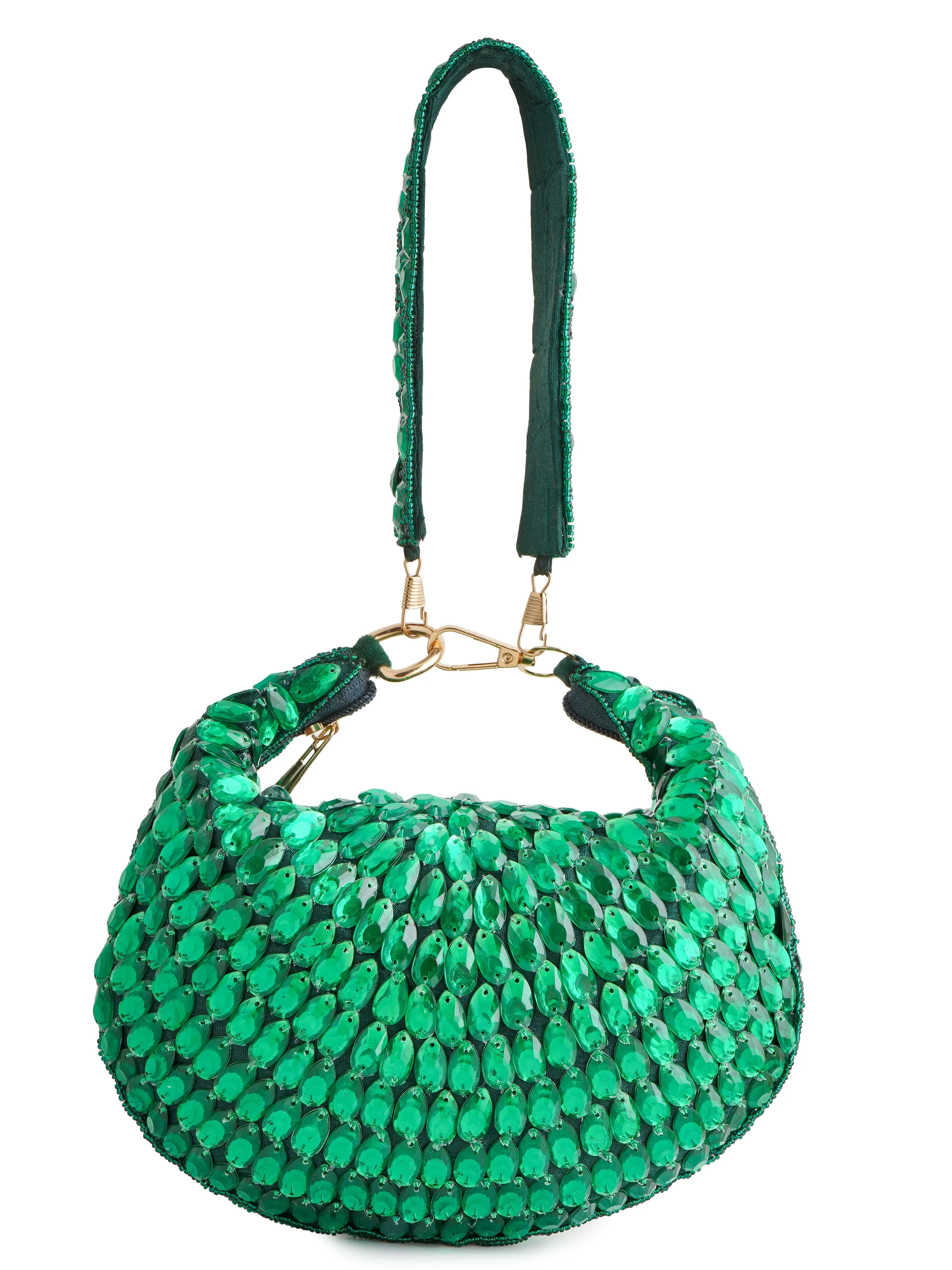 Emerald Glow Purse (With Minor Imperfections)