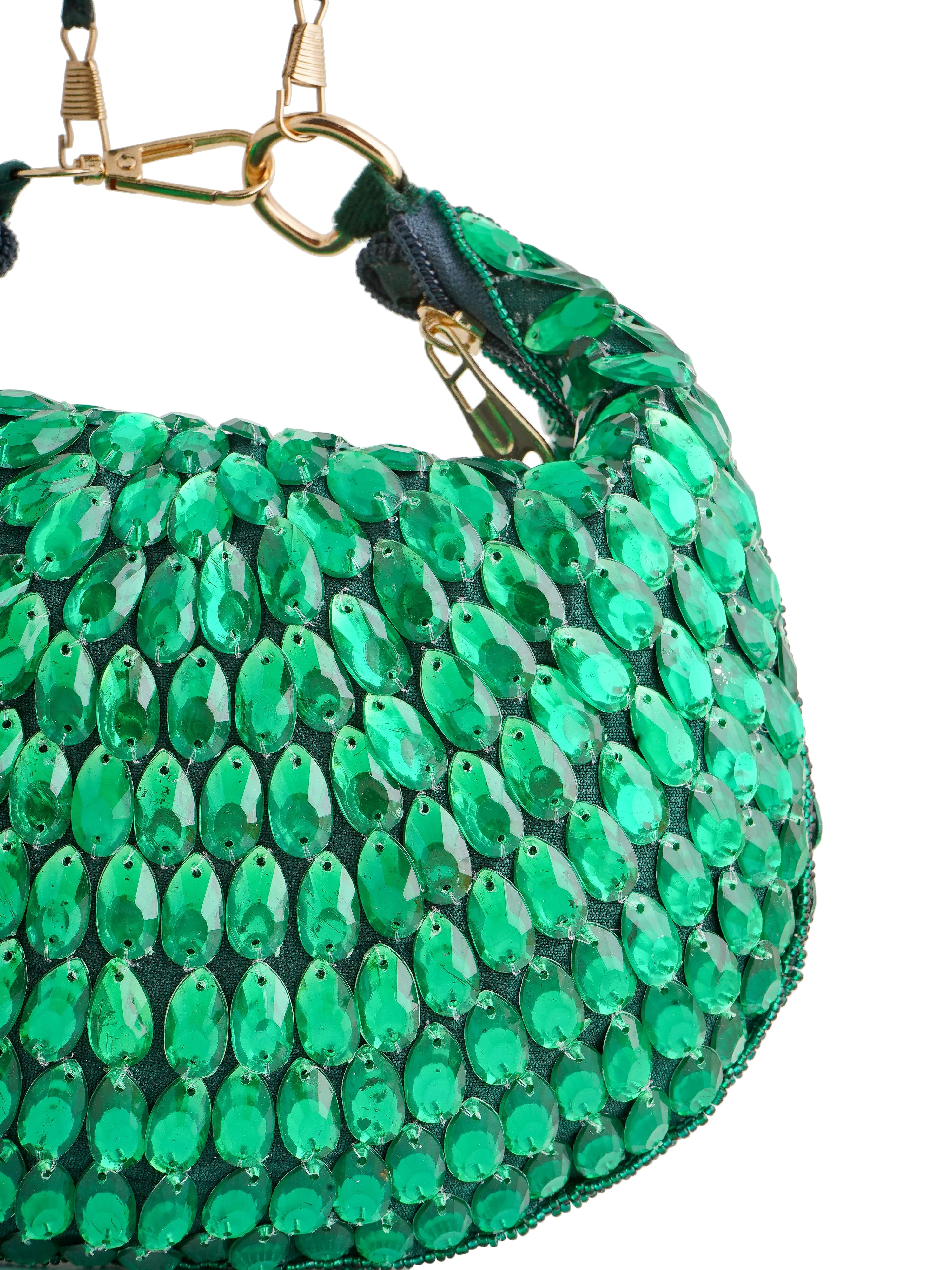 Emerald Glow Purse (With Minor Imperfections)