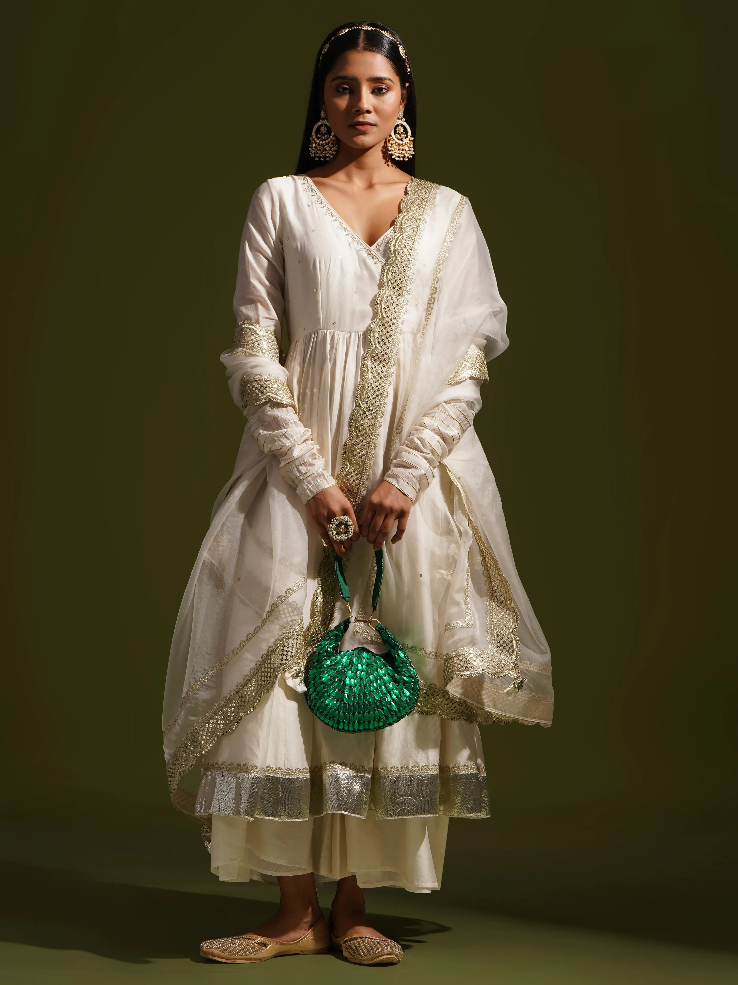 Emerald Glow Purse (With Minor Imperfections)