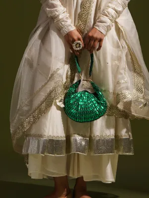 Emerald Glow Purse (With Minor Imperfections)