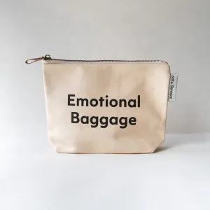 Emotional Baggage Clutch - Natural