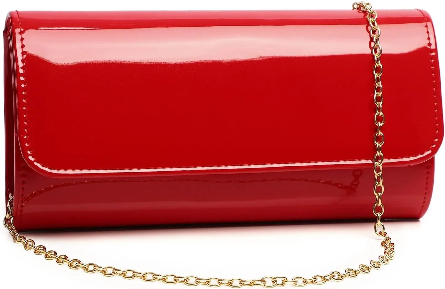Envelope Clutch Evening Bag for Women Genuine Leather for Wedding Party and Formal Events