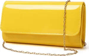 Envelope Clutch Evening Bag for Women Genuine Leather for Wedding Party and Formal Events