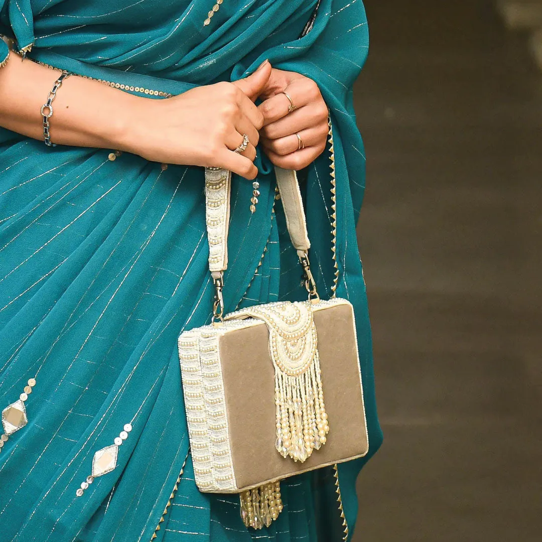 Erisha Clutch – Cream