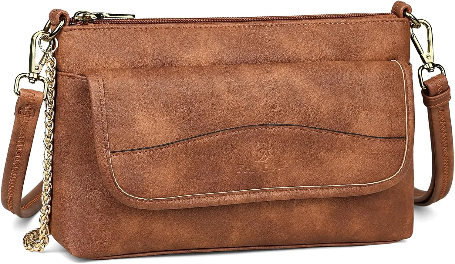 FADEON Wristlet Clutch Purses for Women,Vegan Leather Crossbody Bags Designer Women Wallet Purse with Chain Strap