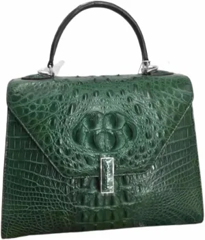 Fashion Designer Lady Purse Genuine Alligator Skin Women's Chic Handbag Crocodile Leather Female Shoulder Messenger Bag