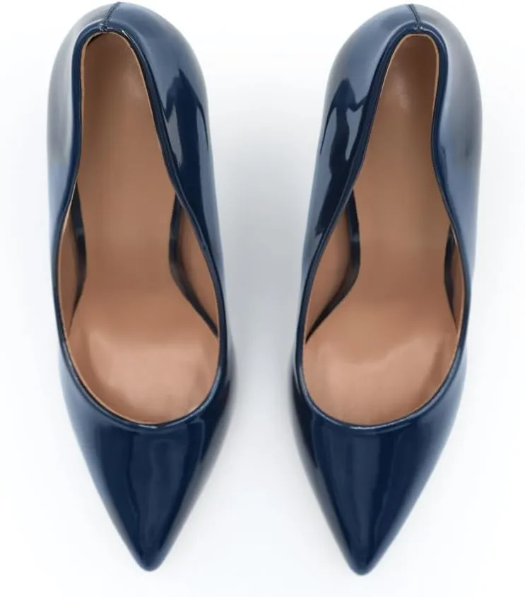 Fashion Thirsty Womens High Heel Pointed Toe Pumps Smart Office Work Courts Shoes Ladies Pumps Party Prom Wedding Bridal Occasion Heeled Court Stiletto Heels Shoes Size