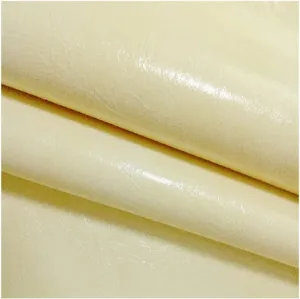 Faux Leather PU Faux Leather, Leatherette Oil Wax Leather Fabric Upholstery Crafts DIY Sewings Sofa Handbag Car Seat， Making Wallet Handbags Dressing Sewing Crafting (Size:1.37 * 7,Color:Cream Color)