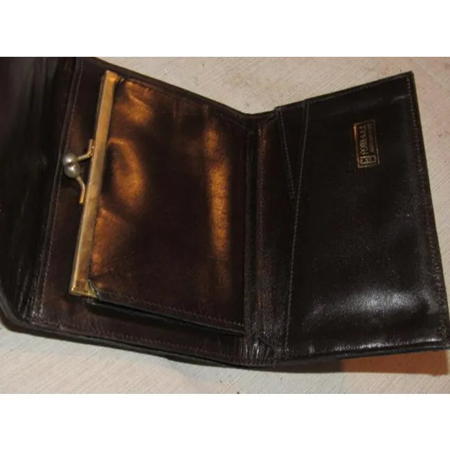 Fendi Tobacco Zucca Print Tri Fold Unisex Wallet
