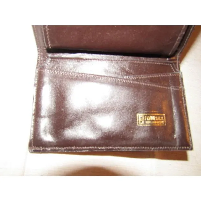Fendi Tobacco Zucca Print Tri Fold Unisex Wallet