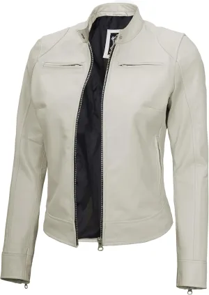 fjackets Leather Jacket Women Real Lambskin Leather Women Jackets For Womens Stylish Leather Jackets