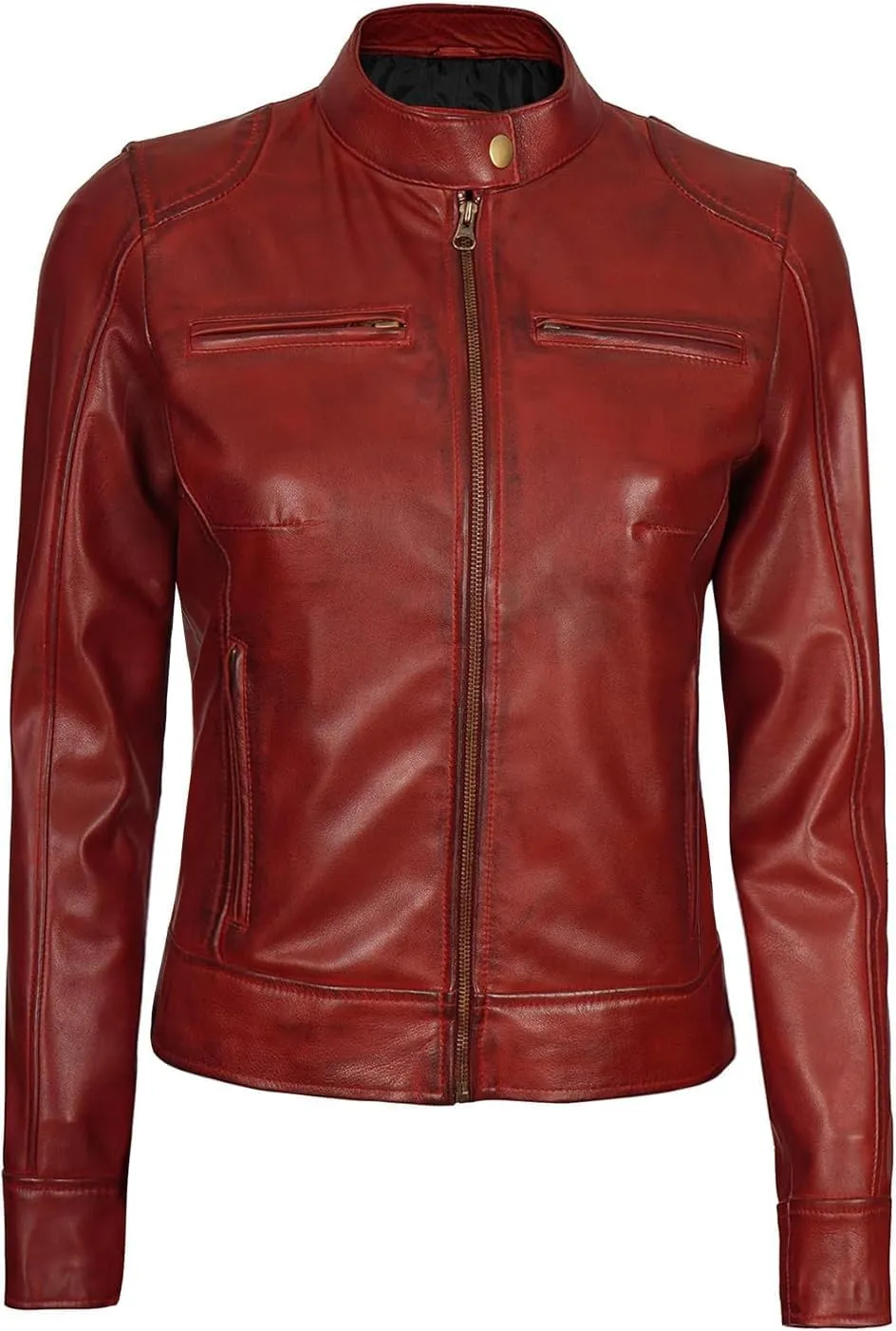 fjackets Leather Jacket Women Real Lambskin Leather Women Jackets For Womens Stylish Leather Jackets