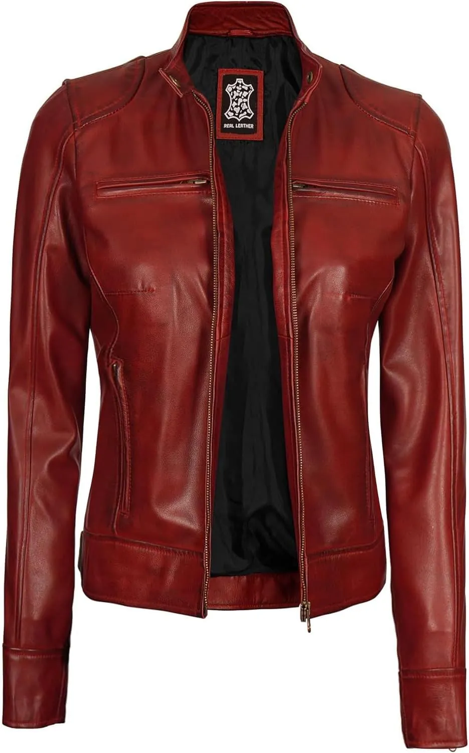 fjackets Leather Jacket Women Real Lambskin Leather Women Jackets For Womens Stylish Leather Jackets