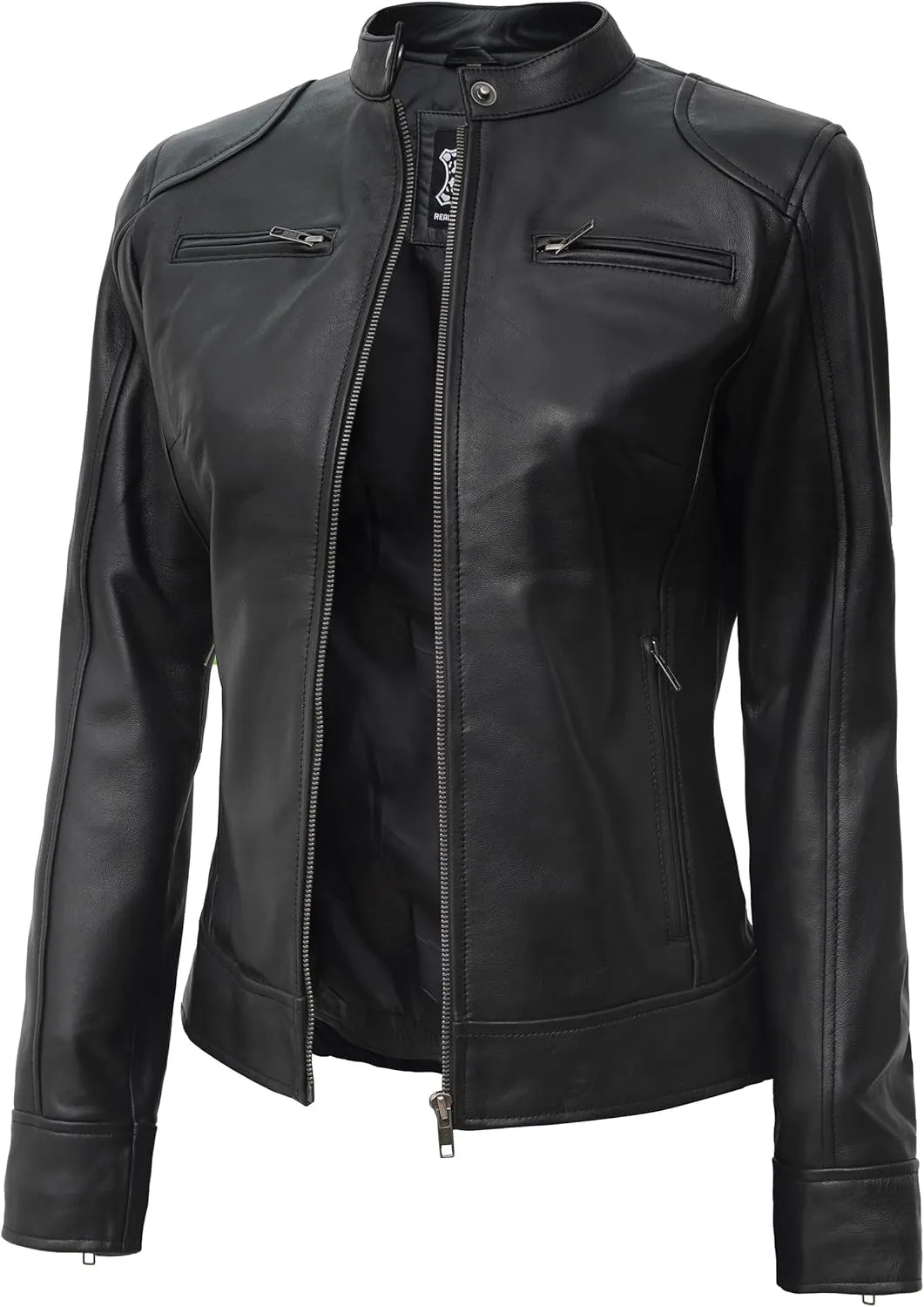 fjackets Leather Jacket Women Real Lambskin Leather Women Jackets For Womens Stylish Leather Jackets