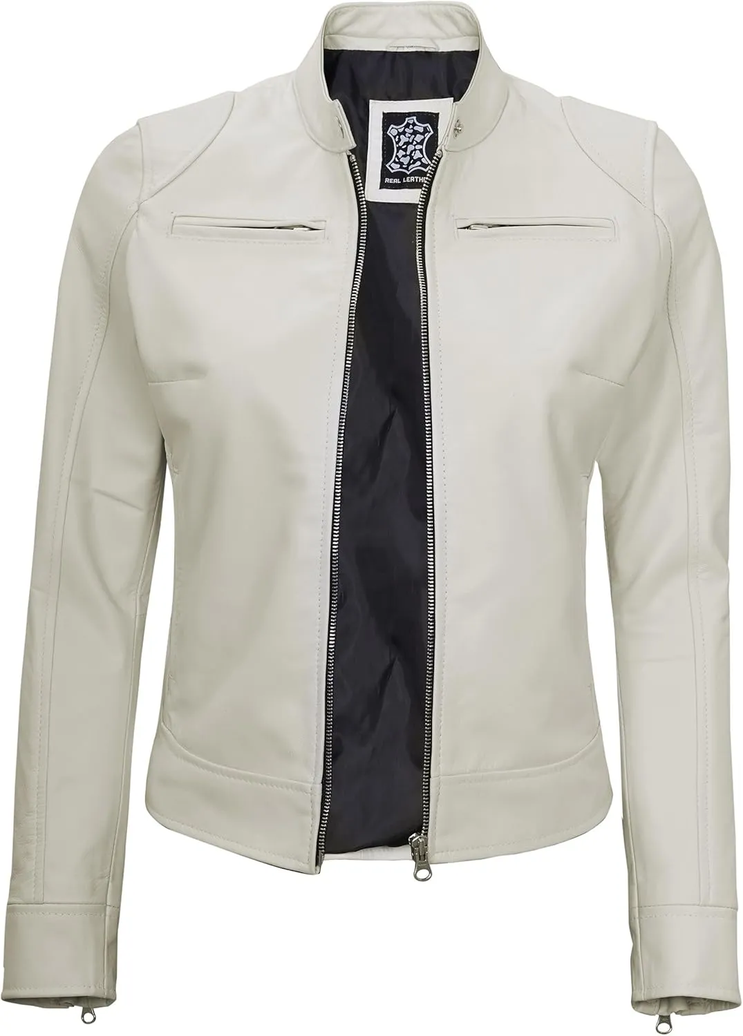 fjackets Leather Jacket Women Real Lambskin Leather Women Jackets For Womens Stylish Leather Jackets