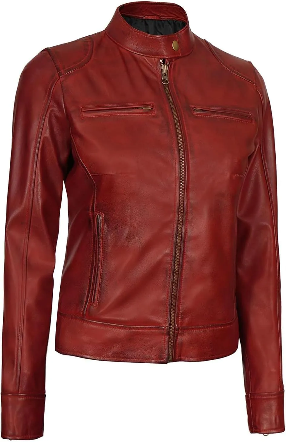 fjackets Leather Jacket Women Real Lambskin Leather Women Jackets For Womens Stylish Leather Jackets