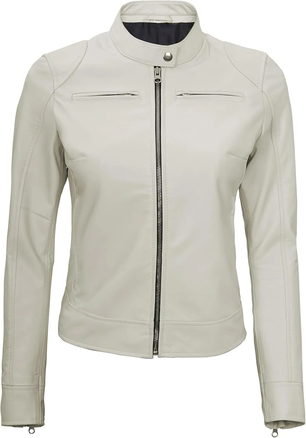 fjackets Leather Jacket Women Real Lambskin Leather Women Jackets For Womens Stylish Leather Jackets