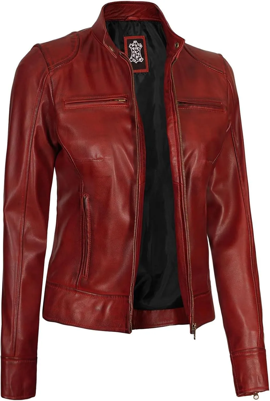 fjackets Leather Jacket Women Real Lambskin Leather Women Jackets For Womens Stylish Leather Jackets