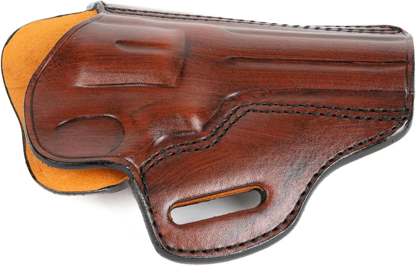 for Colt Python 4 inch Revolver Fast Draw Leather Owb Gun Holsters