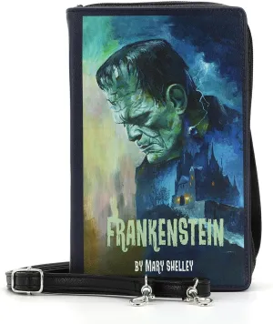 FRANKENSTEIN BOOK CLUTCH BAG IN VINYL
