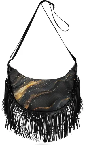 Fringe Bag Crossbody Purse Tassel Western Handbags Hippie Purses for Women Crossbody