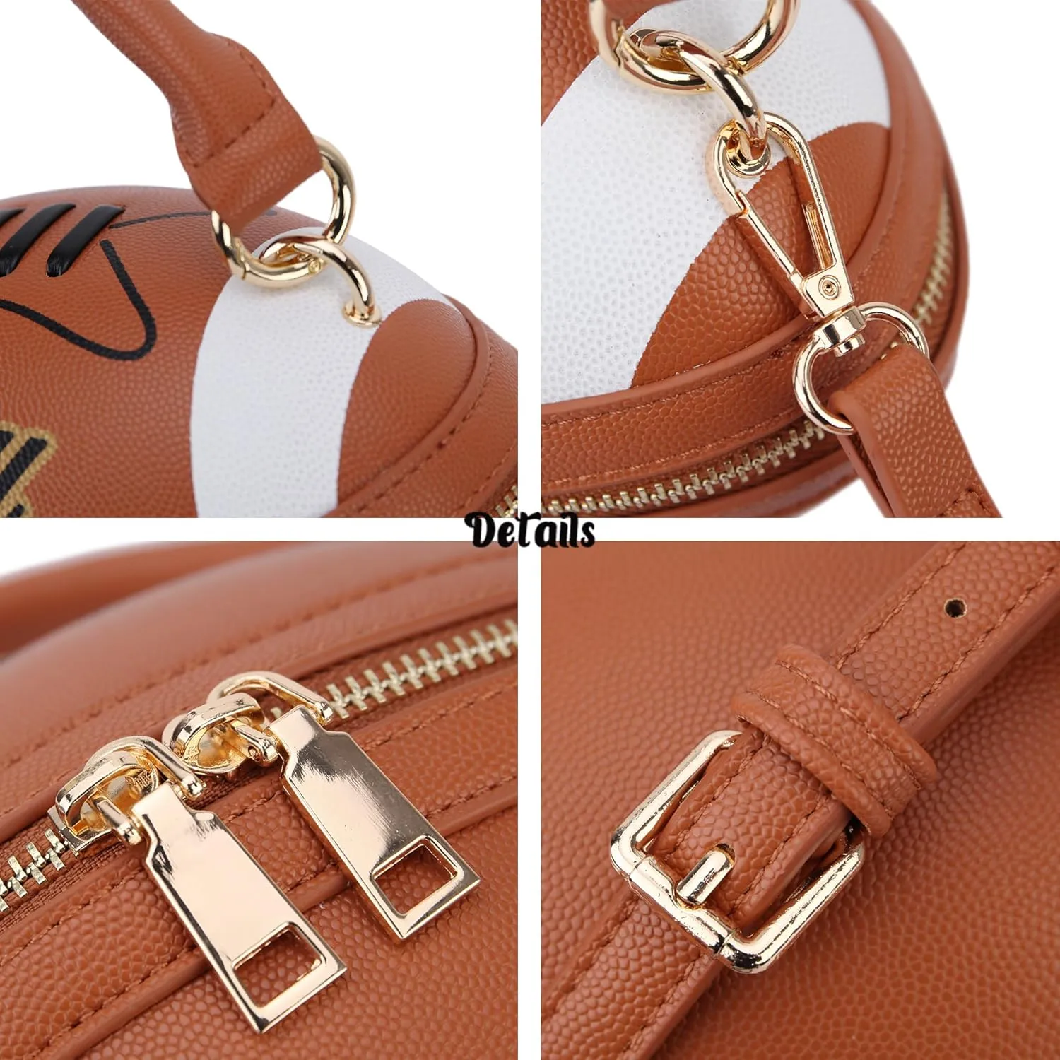 Fun Shape Purse for Women Novelty Handbags Unique Chain Crossbody Bag for Teens with Adjustable Shoulder Strap