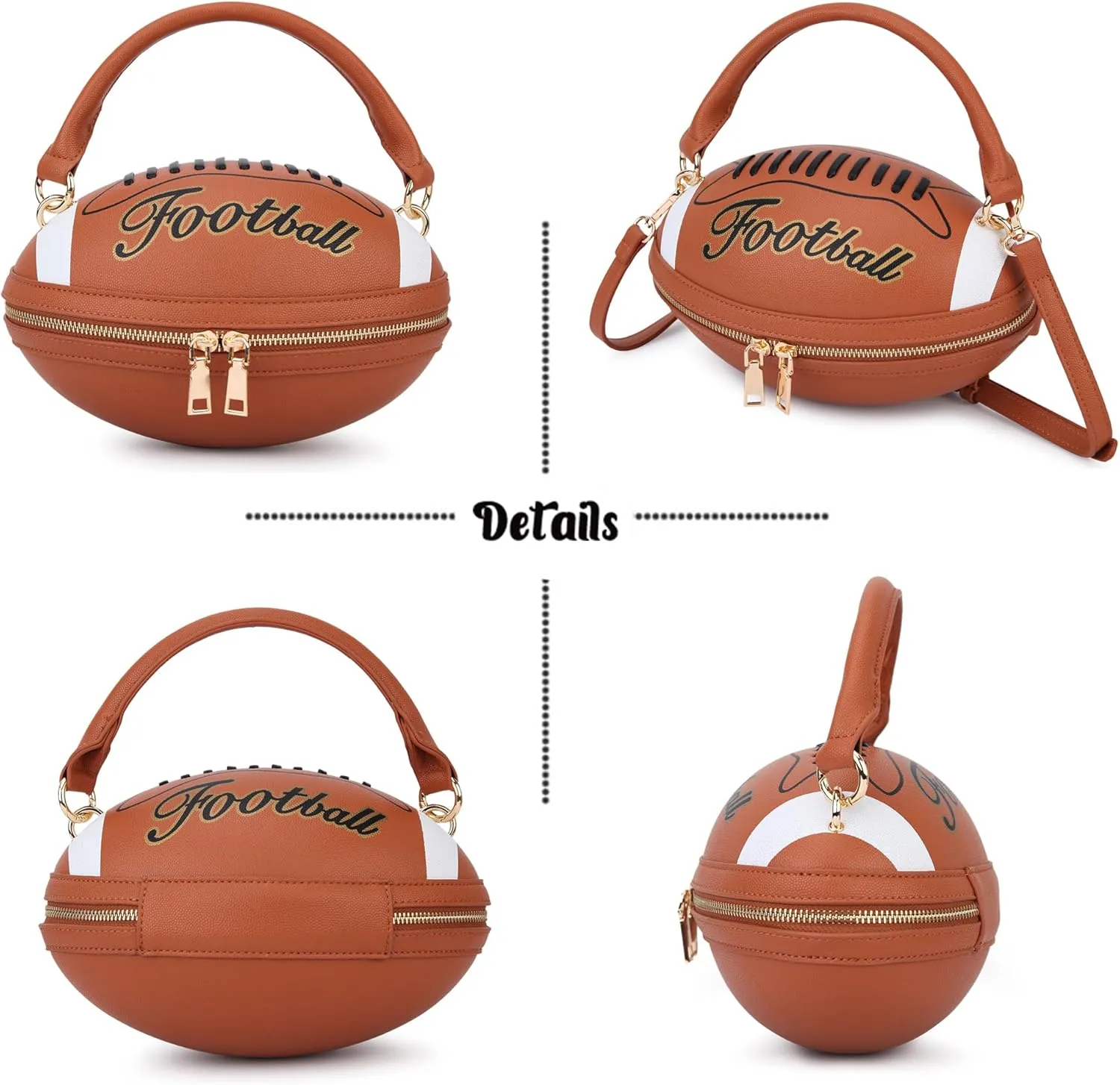 Fun Shape Purse for Women Novelty Handbags Unique Chain Crossbody Bag for Teens with Adjustable Shoulder Strap