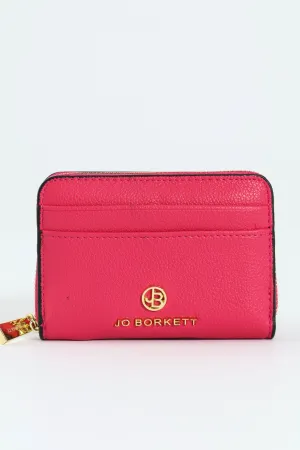 Gabi Zip Around Purse - Pink