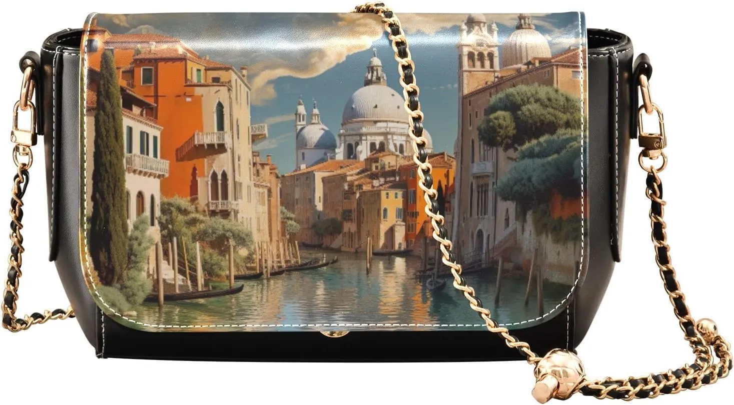 GAIGEO Baseball Pattern Leather Crossbody Purses, Leather Bags for Women Trendy, Lightweight Leather Crossbody Bag