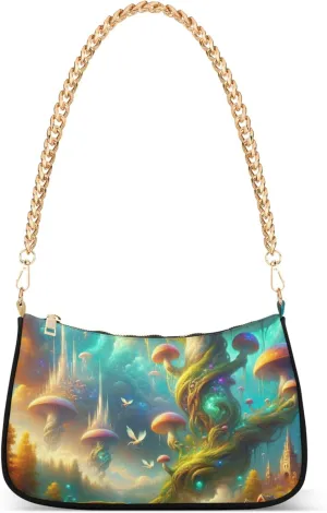 Game Controller Monster Face Medium Purse Hobo Party Purses Womens Ladies Handbags Chain Cute Shoulder Bag
