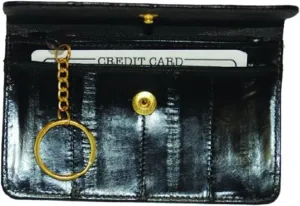 Genuine EeL Skin Leather Womens Coin Change Purse #E855