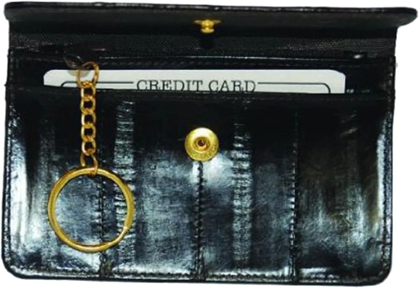 Genuine EeL Skin Leather Womens Coin Change Purse #E855