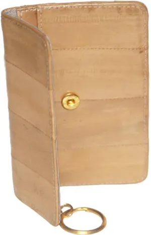 Genuine Eel Skin Leather Womens Coin Purse Change Wallet