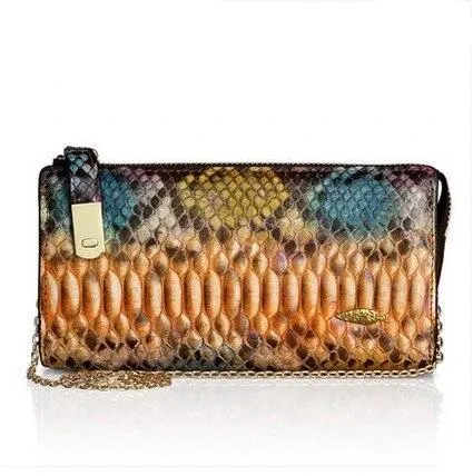 GENUINE PYTHON HANDBAG "LIVE OR DIE"