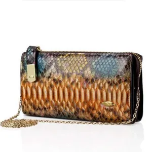 GENUINE PYTHON HANDBAG "LIVE OR DIE"