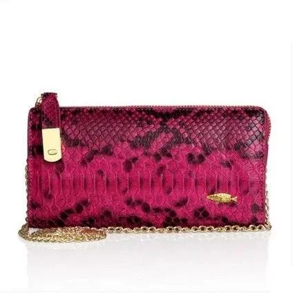 GENUINE PYTHON HANDBAG "LIVE OR DIE"