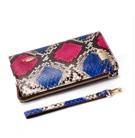 GENUINE PYTHON HANDBAG "LIVE OR DIE"