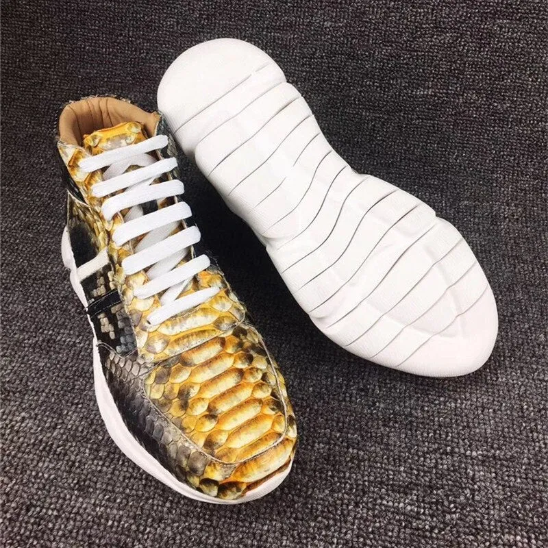 GENUINE PYTHON HIGH TOP "LOOKING GLASS"