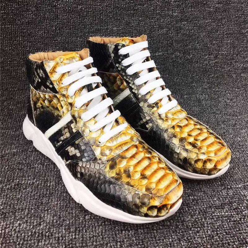 GENUINE PYTHON HIGH TOP "LOOKING GLASS"