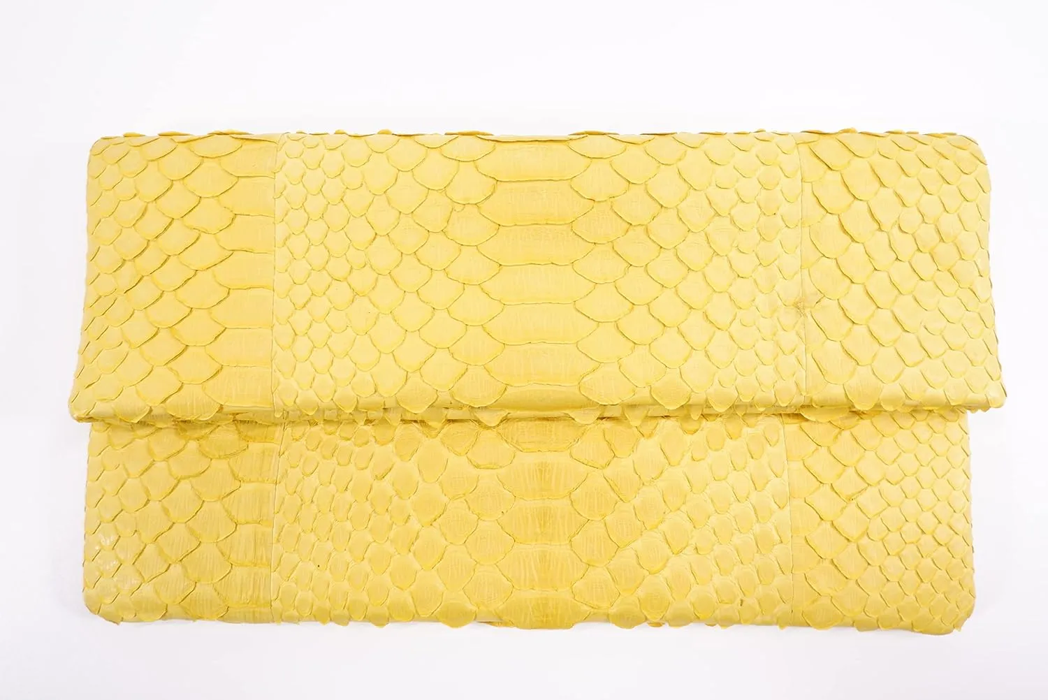 Genuine Python Snake Skin Leather Soft Fold Clutch Bag Purse