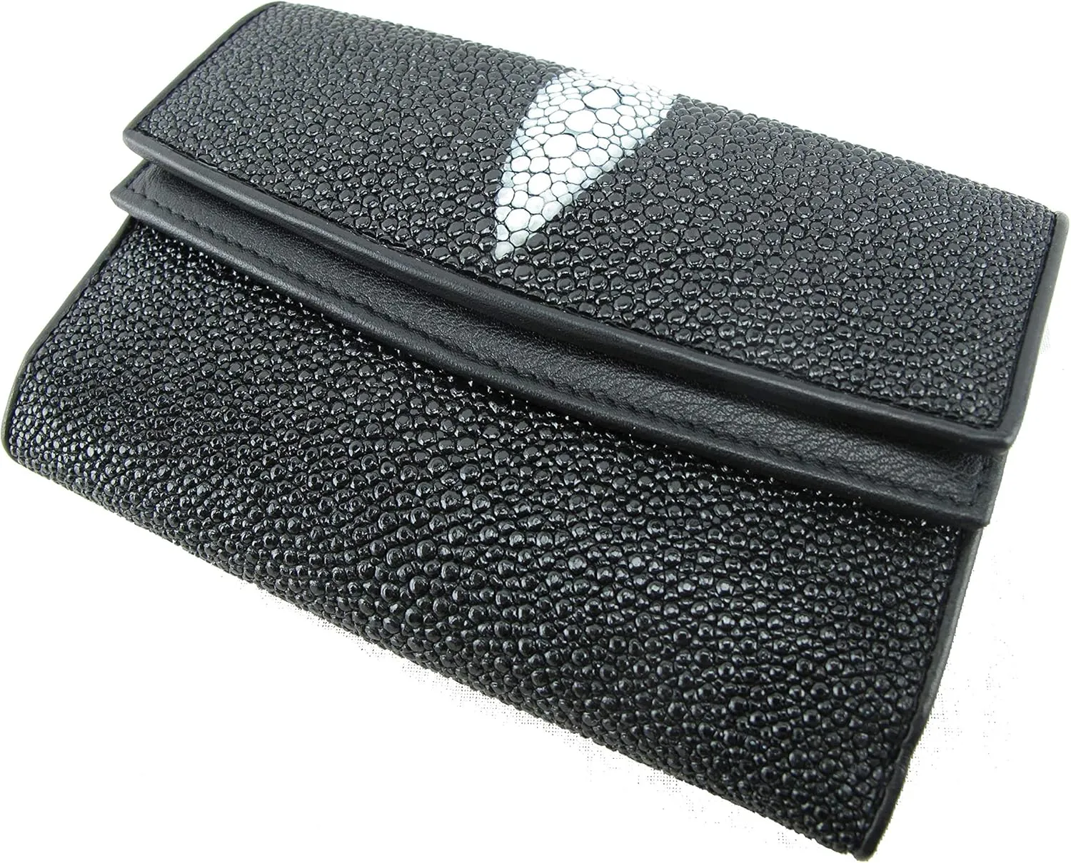 Genuine Stingray Skin Women's Medium Clutch Wallet Purse