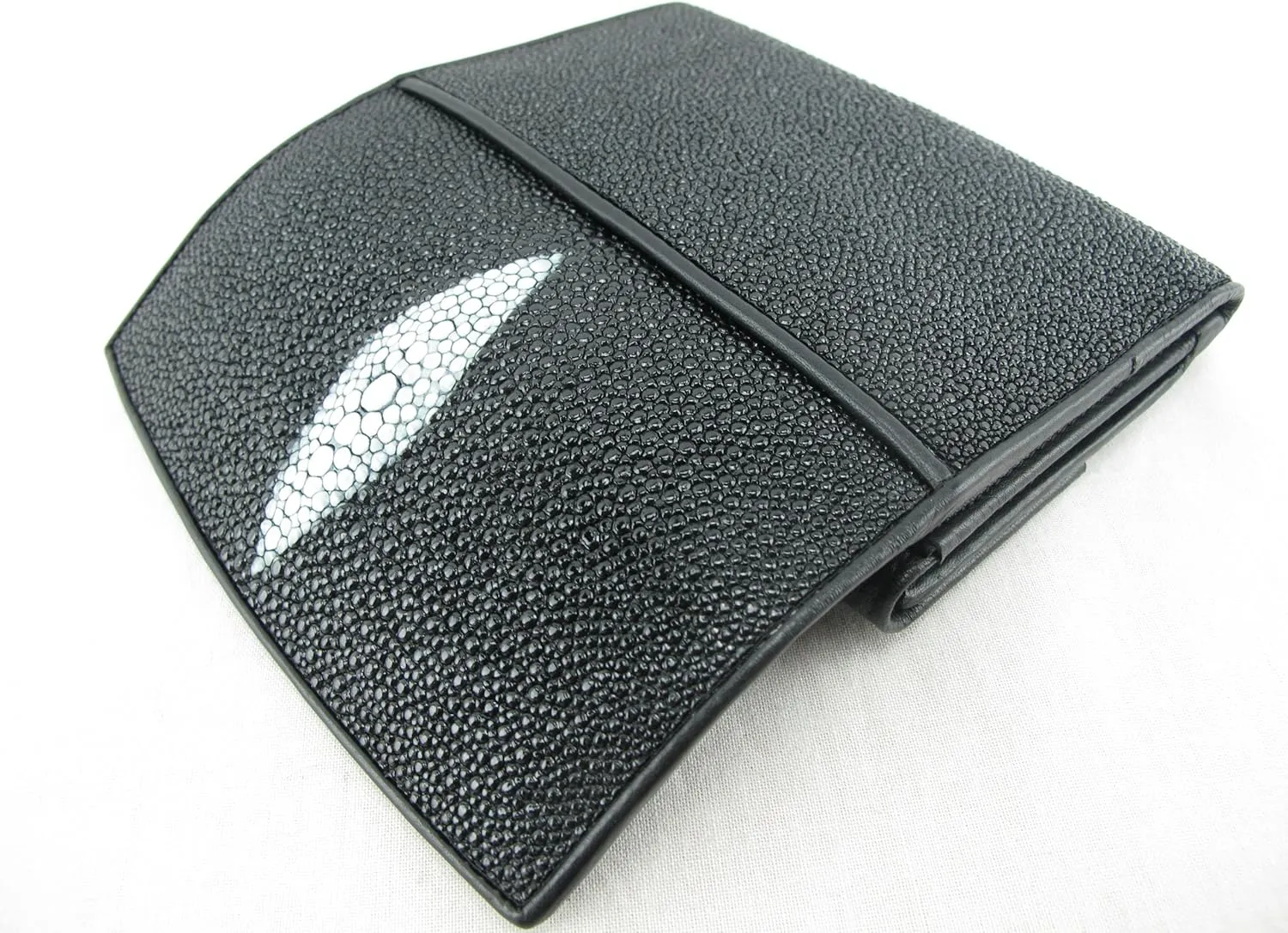 Genuine Stingray Skin Women's Medium Clutch Wallet Purse