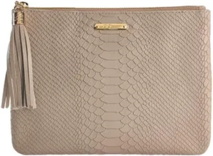GiGi New York Handcrafted Womens Python Leather All In One Bag